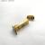 Factory Direct Sales Iron Curtain Rod Bracket Gold Single Bracket Furniture Hardware Accessories