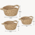 Grass Knitted Basket Simple Environmentally Friendly Sewing Storage Basket Desktop Finishing Storage Basket