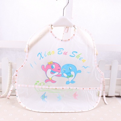 Direct Sales Xiao Boshen Eva Large Baby Waterproof Saliva Towel Bib Children's Gown (36*36)7722