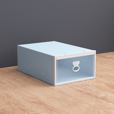 Thickened Transparent Shoe Box Storage Box Drawer-Type Single Box Shoe Storage Fantastic Space-Saving Storage Box Simple