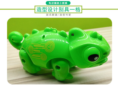 Baby Educational Electric Rope Lizard Model Toy Light Music Bag Rope Simulation Animal Stall Wholesale