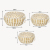 Handmade Straw Woven Storage Basket Household Daily Use Dustproof Cover Three-Piece Food Set Storage Basket Storage Basket Storage Box