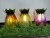 Manufacturers supply solar led electronic lamp garden flower pendant lamp color decorative lamp support custom