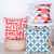 Foreign Trade Factory Direct Sales Square American Geometric Cushion Embroidered Pillow Sofa and Bedside Home Soft Decoration Pillow Cover