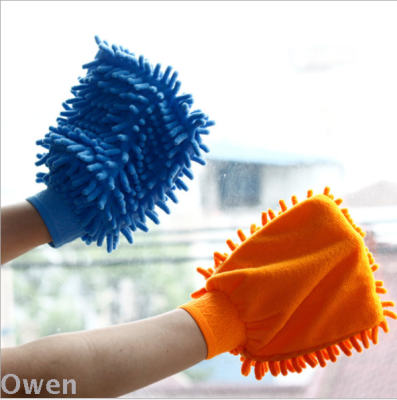 Household Daily Necessities Microfiber Single-Sided Thickened Chenille Car Wash Gloves Car Washing Tools Cleaning Cloth