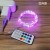 Remote control seven colorful lights string Bluetooth infrared two lines Christmas Blue decorative LED lights remote CONTROL USB copper wire lights