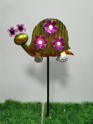 Supply garden animal turtle frog snail image solar lamp lawn outdoor decorative lighting support custom