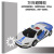 Foreign Trade Popular Style Electric Stunt Dancing Toy Police Car Universal Light Music 360 Degree Rotation Deformation Open Door Car