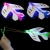 Summer Square Hot Sale Light-Emitting Elastic Aircraft DIY Catapult Rubber Band Aircraft Children's Educational Toys Stall Toys