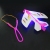 Summer Square Hot Sale Light-Emitting Elastic Aircraft DIY Catapult Rubber Band Aircraft Children's Educational Toys Stall Toys