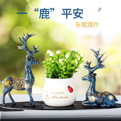Hot Sale Car Supplies Creative Decoration Fashionable Ornaments All the Way Safe Deer in Stock Wholesale Personalized Car Decoration
