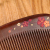 Factory Direct Sales Painted Mandarin Duck Wooden Comb Natural Log Handmade Folk Crafts Classical Crafts