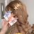 Korean Ins Style Romantic Crystal Starfish Barrettes Trending Girl Super Mori Rhinestone Bangs Clip Hairpin Hair Ornaments