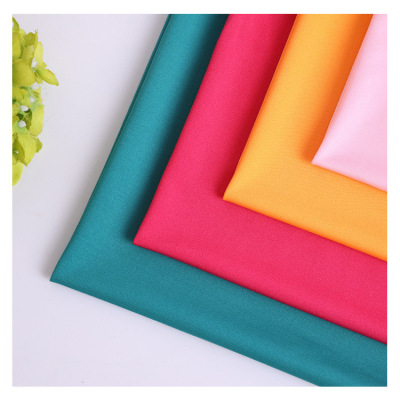 Pure color milk Silk Elastic fabric 130g 250g Polyester single side knitted ice sleeve Fabric