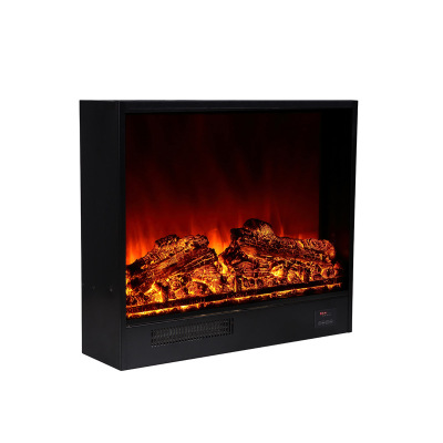 Custom European fireplace iron heating electric fireplace embedded simulated fire core real fire fireplace