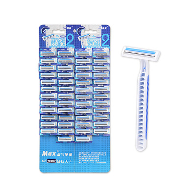 MAX manufacturer hot style men 's the disposable hand razor razor razor razor two layer stainless steel blade shaving stick