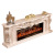 2 meters European solid wood fireplace American background wall mantelpiece simulation fire heating fireplace core