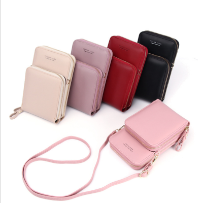 Ladies vertical Korean version of a double - decker with large capacity single-shoulder cross-body bag