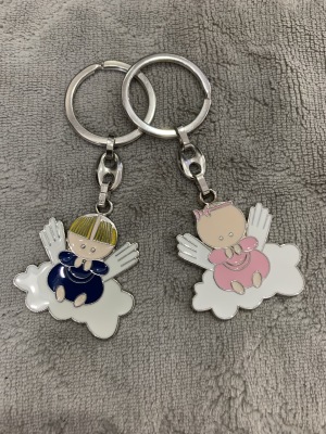 Guangdong Zinc Alloy Key Ring Metal Keychains Small Pendant Cute Custom Logo