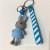 Lovely cartoon cute rabbit keychain key chain pendant manufacturer direct sell bag pendant exquisite ornaments