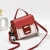 The new women's bag Korean version of 2020 fresh and sweet fashion one-shoulder bag square buckle Korean version of cross-body small bag manufacturers direct
