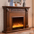 1.5m European fireplace American simulation fireplace decoration cabinet white carved solid wood mantel heating furnace
