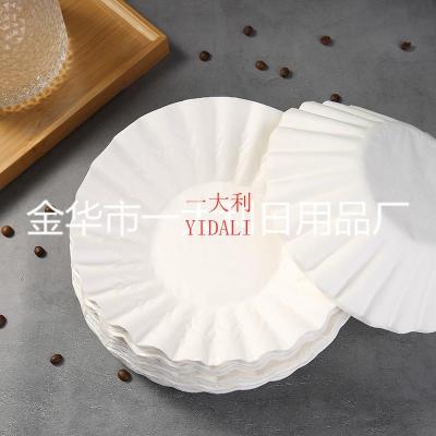 New coffee filter paper round coffee filter paper large size consumer and commercial coffee supplies