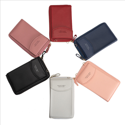 Large capacity lady's wallet small diagonal cross bag multi-function mobile phone in the long hand bag zero wallet woman