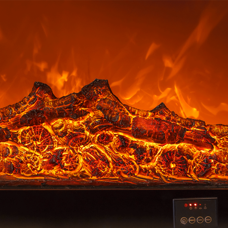 European fireplace core custom wall - mounted electric fireplace core simulation fire embedded ornamental fireplace