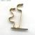 Factory Direct Sales Curtain Rod Bracket Golden Double Bracket Furniture Hardware Accessories