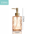 Glass Sannitizer Replacement Bottle Shampoo Conditioner Storage Bottle Shower Gel Pressure Pump Bottle Press Type Cosmetic Bottle