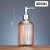 Glass Sannitizer Replacement Bottle Shampoo Conditioner Storage Bottle Shower Gel Pressure Pump Bottle Press Type Cosmetic Bottle