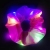 New LED Shiny Satin Large Intestine Ring Hair Ring Cute Fashion Women's Bandeau Sports Hair Rope Stall Supply