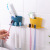 Stall Supply Punch-Free Toothbrush Stand Storage Rack Bathroom Wall-Mounted Toothbrush Holder