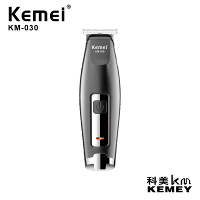 Cross-Border Factory Direct Sales Kemei KM-030 Hair Scissors USB Rechargeable Large Capacity Battery