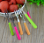Stainless steel fruit fork Fruit Fork set with 6 creative fork gift fruit tool