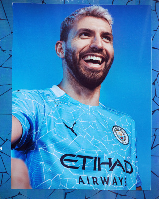 Manchester City 2020-21 Season Home Kit Custom Wholesale Manufacturers direct two-piece sets