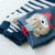 Spring and summer new ladies socks stereo cartoon cute little bear boat socks feather yarn cotton socks