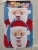 Toilet three-piece Set, Christmas Series, Pillow, Long Hair mat, Christmas Series pillow mat