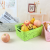 Plastic basket with hollowed-out pattern is a fashionable and creative dessert fruit basket