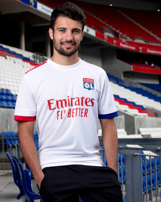 Lyon 2020-21 Season Home and Away Kit Manufactures wholesale Football Two-piece Factory Direct