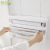 Kitchen Plastic storage rack with Cutter foil shelf tissue rack