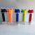 Plastic handle Water Bottle Outdoor sports Kettle Protein Shake Cup