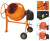 Miniature mixer 130L 210L electric gasoline specifications complete high quality
