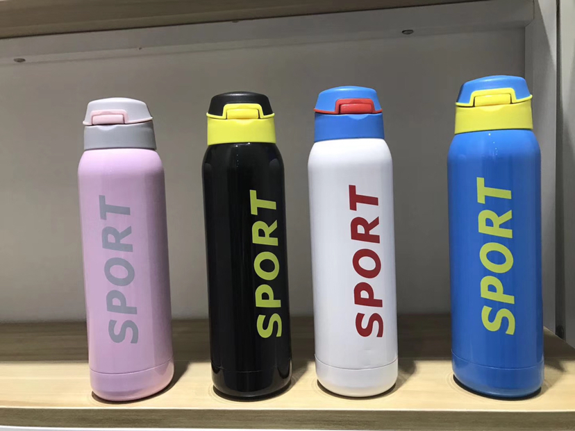 热销爆款外贸原单运动壶系列 真空保温 款式时尚运动杯