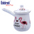 Dalebrook New Flamingo Turkish Coffee Pot Arabic Greek Cezve Ibrik Enamel Ceramic Coffee Mug Warmer Tea Milk Pot Set