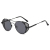 New vintage punk steam sunglasses spring sunglasses European and American trend round metal sunglasses