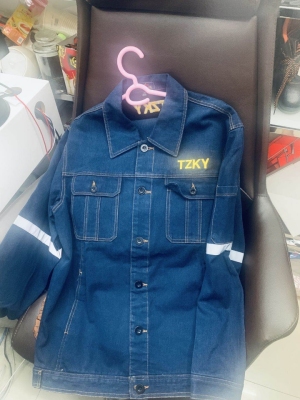 Cotton Overalls, Denim Reflective Work Suits