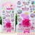Children's Diamond Sticker Paste Cartoon Crystal Sticker Gem Decoration Acrylic Handmade Reward Stickers Lace Skirt