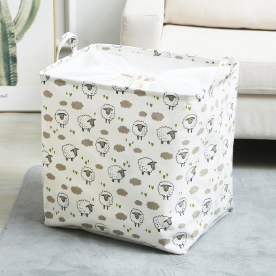 Buggy Bag Linen Waterproof Storage Box Quilt Cotton-Padded Clothes Home Storage Large Clothes Basket Clothing Bag